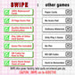3Z Living Swipe Card Game - Fun & Strategy for14+, Adults, Seniors - 2 to 8 Players, Also Available in 2 Game Swipe Multi-Pack