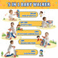 HYES 5 in 1 Baby Push Walker for Baby Boy, Activity Center Learning to Walk, Sit to Stand, Early Learning Push Toys for Infant 12 Months, Walking Toys