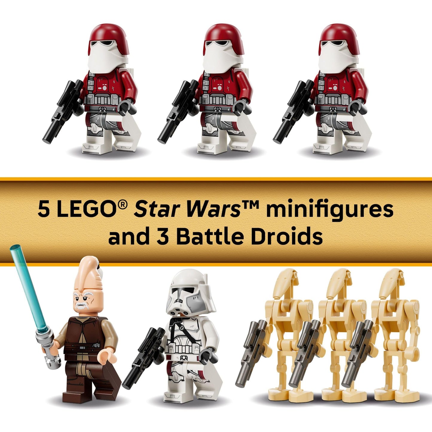 LEGO Star Wars: The Clone Wars Republic Juggernaut Building Toy for Kids - Pretend Play Set W 8/ Toy Figures - Collectible Model Kit for Boys & Girls