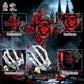 Tenhorses Gothic Rose Cross Building Set for Adults, Skull Hand Flower Crucifix Model Toys, Skeleton Horror Home Decor, Ideal Halloween Christmas