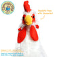 TigerHart Heidi The Hen - 16 Inch Large Chicken Stuffed Animal Plush Rooster