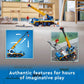 LEGO City Great Vehicles Mobile Crane Truck Toy Building Set 60324 - Construction Vehicle Model, Featuring 2 Minifigures with Tool Toys Kit and Road