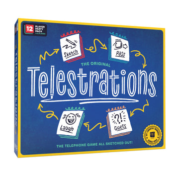 Telestrations 12 Player 2nd Edition Board Game, Award Winning Hilarious and Unpredictable Must Have Party Game with a New Look, Sketch What Your Read