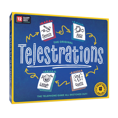 Telestrations 12 Player 2nd Edition Board Game, Award Winning Hilarious and Unpredictable Must Have Party Game with a New Look, Sketch What Your Read