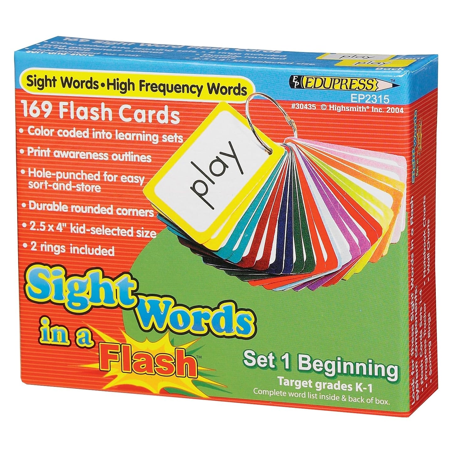 Edupress Sight Words in A Flash (Set 1)