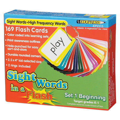 Edupress Sight Words in A Flash (Set 1)