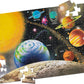 Melissa & Doug Solar System Floor Puzzle, 48 pc Jumbo Jigsaw Puzzle, Educational Screen Free Activity for Toddler, Preschoolers and Kids Ages 3+ (2 x
