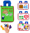 My Growing Season My Bible Quiet Book Interactive Fabric Activity for Kids | Educational Christian Toy for Toddlers & Preschoolers | Travel-Friendly
