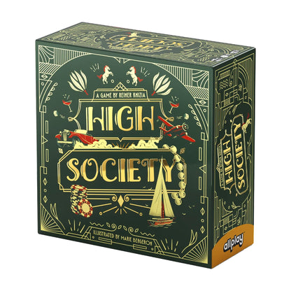 Allplay High Society Board Game | Auction Card Game by Reiner Knizia, Social Strategy Game | 3-5 Players, 20-30 Min Playtime Family & Party Game