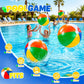 YANLIFY Beach Balls Rainbow Color Pool Toys for Swimming Pool, Summer Water Games Large Inflatable Beach Toys for Birthday Party (Beach Balls (4 PCS