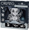 Creatto Glowing Panda & Monochrome Crew Light-Up 3D Puzzle Kit | Includes Creatto Puzzle Pieces to Make Your Own Illuminated Craft Creations | DIY