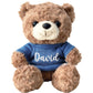 aoemgnj Personalized Teddy Bear with Custom Embroidered Name, 10/12/16 Inch Soft Plush Stuffed Animal, Valentine's Day Birthday for Girlfriend