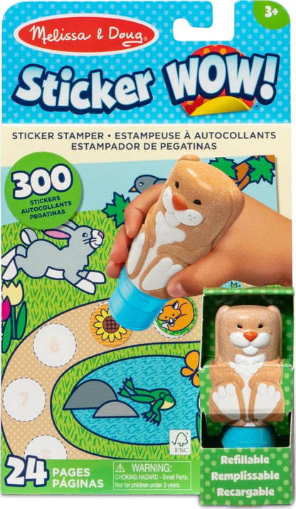Melissa & Doug Bunny Sticker Activity Pad & Stamper Book, 1 EA