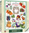 MasterPieces 1000 Piece Jigsaw Puzzle for Adults, Family, Or Youth - Farmer's Almanac; Fruits Vegetables and Berries - 19.25"x26.75"