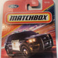 Matchbox Ford Police Interceptor Utility, Black & White, 1:64 Scale Diecast Car, 75/125