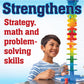 MindWare Leaps and Ledges Strategy Game - Ages 8+ - Fun Party Game and Family Game Night Activity for Kids, Teens, and Adults - 2 to 4 Players