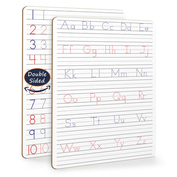 Scribbledo Alphabet Tracing Whiteboard, Dry Erase Lapboard 9x12