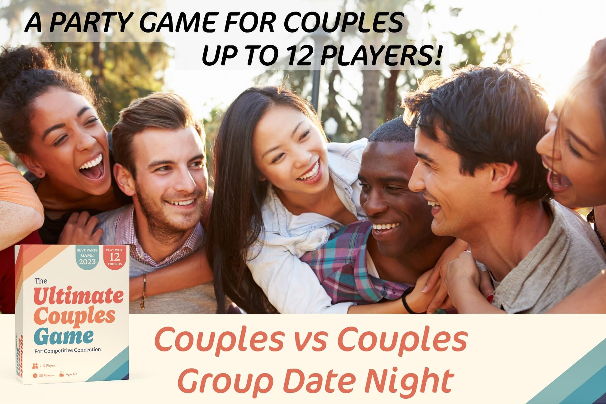 Gatwick Games Ultimate Couples Game - Fun Party Game for Adults! Guess, Match, and Draw in This Trivia, Conversation, and Relationship Card Game
