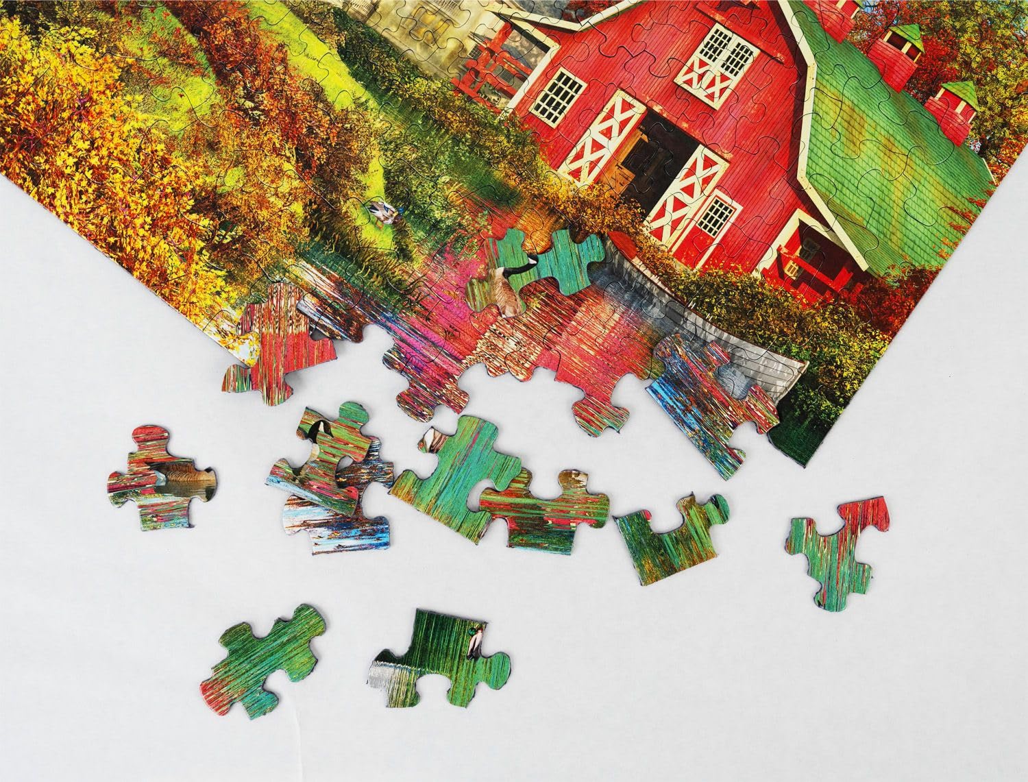 Springbok Autumn Barn 400 Piece Jigsaw Puzzle for Families