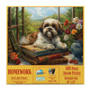 SunsOut Homework Shih Tsu Dog 500 piece Jigsaw Puzzle for Adults - Animals, John Stewart - 18" x 24" MPN# 77101