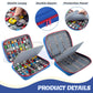 KISLANE Car Storage Case Organizer for 48 Vehicles - Portable 1:64 Scale Die-Cast Collection Carrying Case with Elastic Slots, Travel Storage Bag for