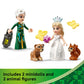 LEGO Wicked Glinda's Wedding Day Building Toy - Pretend Playset with 2 Minidolls, 2 Animal Toy Figures, & 2 Poseable Butterflies - Building Blocks