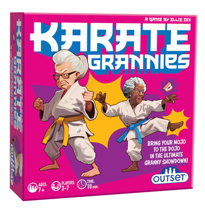 Outset Media Karate Grannies - Bring Your Mojo to the Dojo in the Ultimate Granny Showdown! - for 3 to 7 Players Ages 7 and up