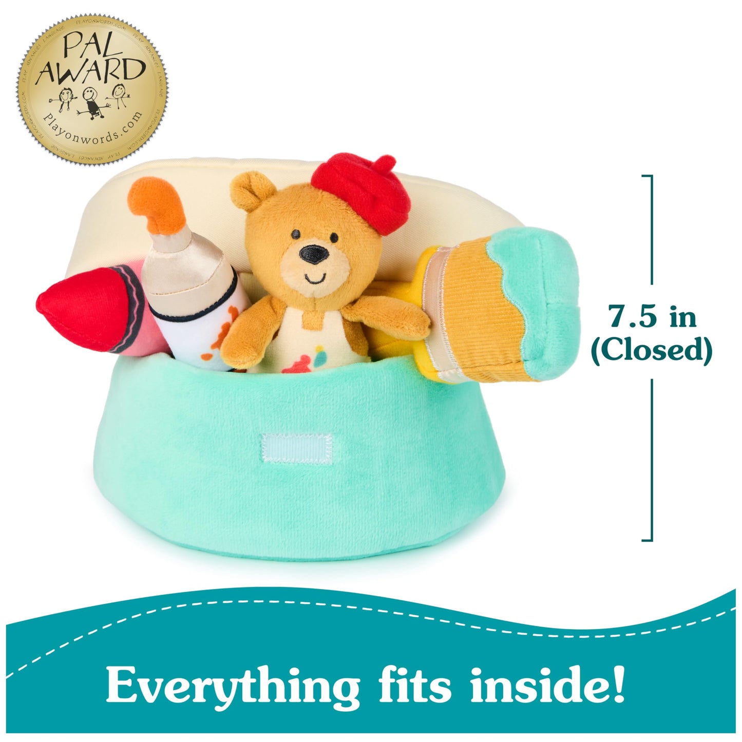GUND Baby My Little Artist 5-Piece Sensory Plush Toy Playset for Babies