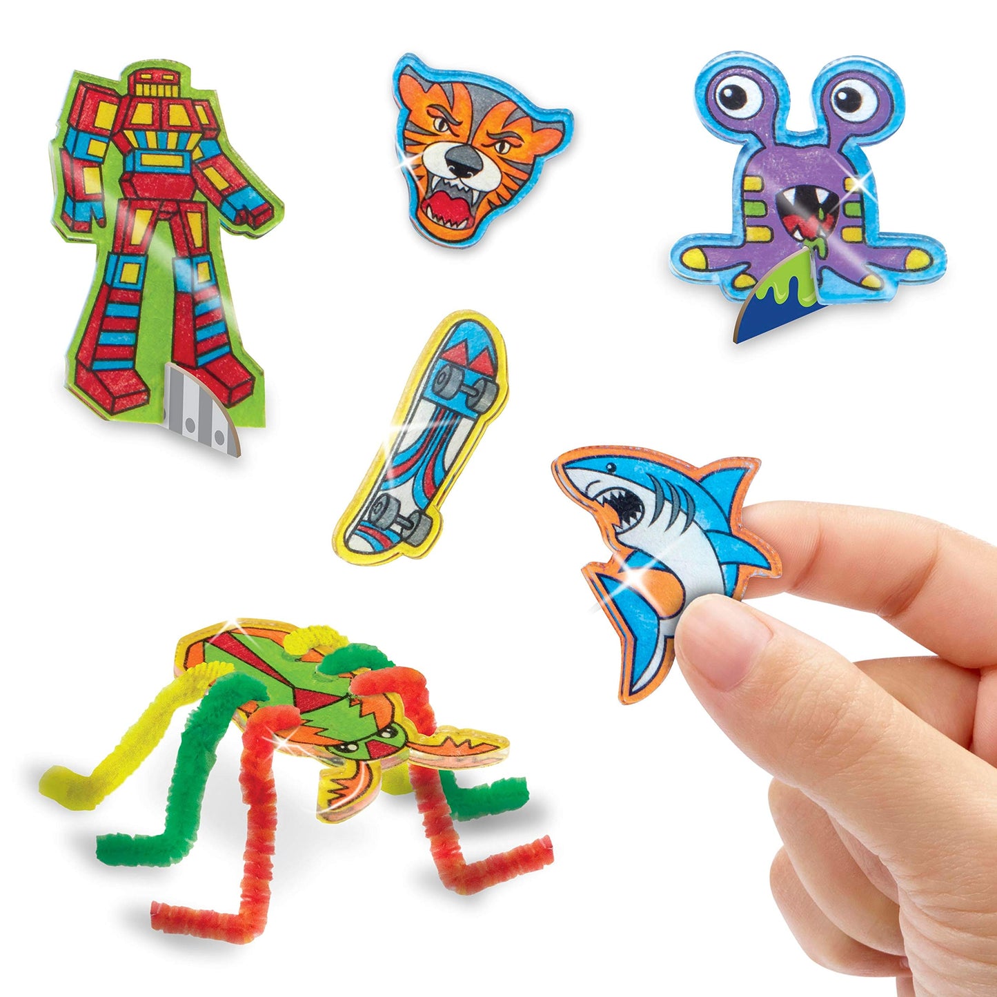 Shrinky Dinks Cool Stuff Activity Set, Kids Art and Craft Activity Set, Kids Toys for Ages 5 Up, Gifts and Presents by Just Play