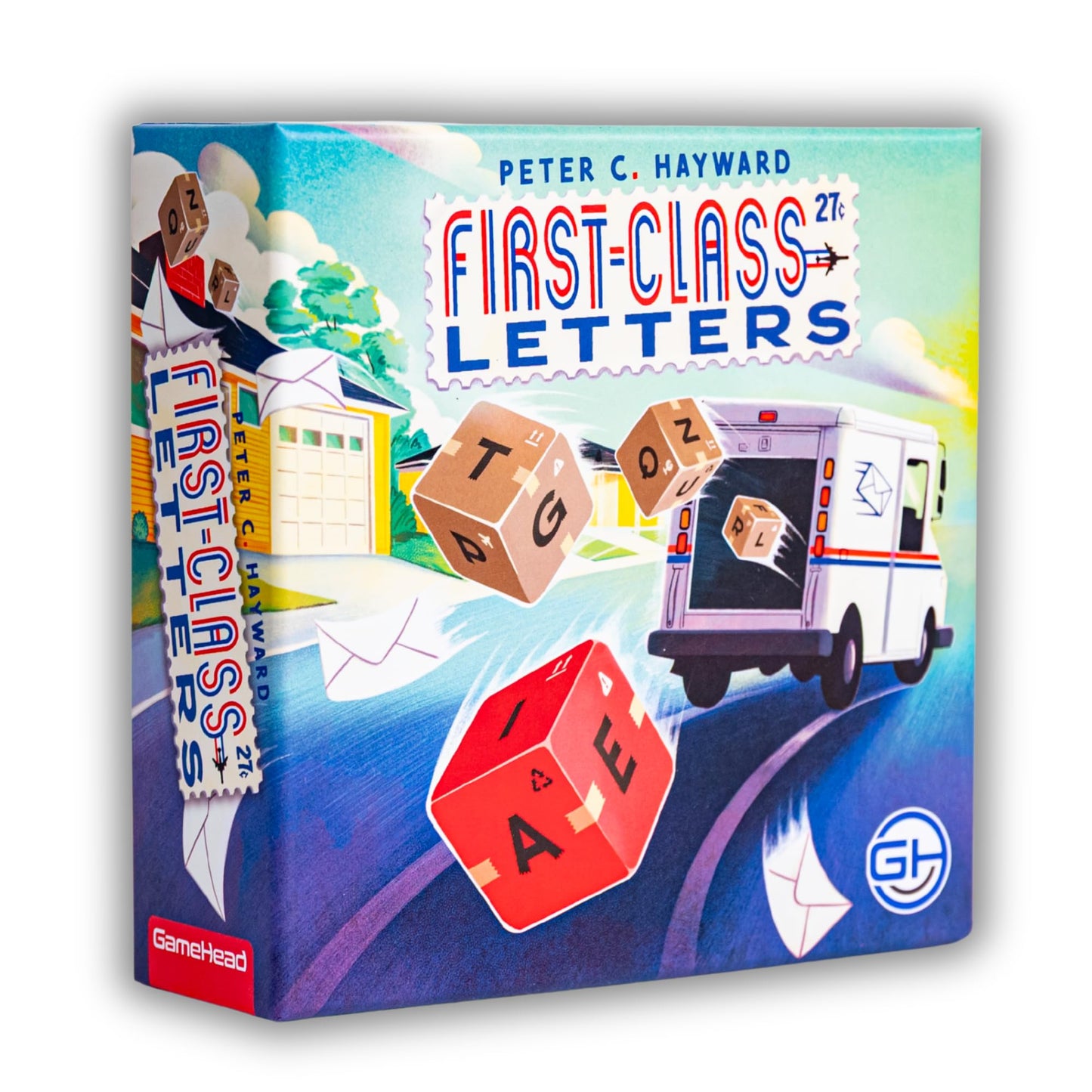 GameHead First-Class Letters, Roll & Write Word Game for Families and Parties, Ages 8+, 1-100 Players, Fast Paced 20 Minute Play Time, Fun and Travel