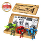 Zing Klikbot Megabots - Pack of Three - Green, Blue and Red - Toy Figures with Unique Accessories - for Kids 8 Plus