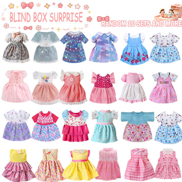 Alive Baby Doll Clothes and Accessories - 10 Sets Girl Doll Clothes Dress for 12 13 14 Inch Dolls, Baby Doll Clothes - Dolls Outfits Accessories