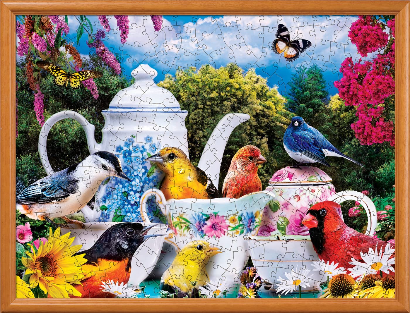 Masterpieces 300 Piece EZ Grip Jigsaw Puzzle - Garden Party - 18"x24"