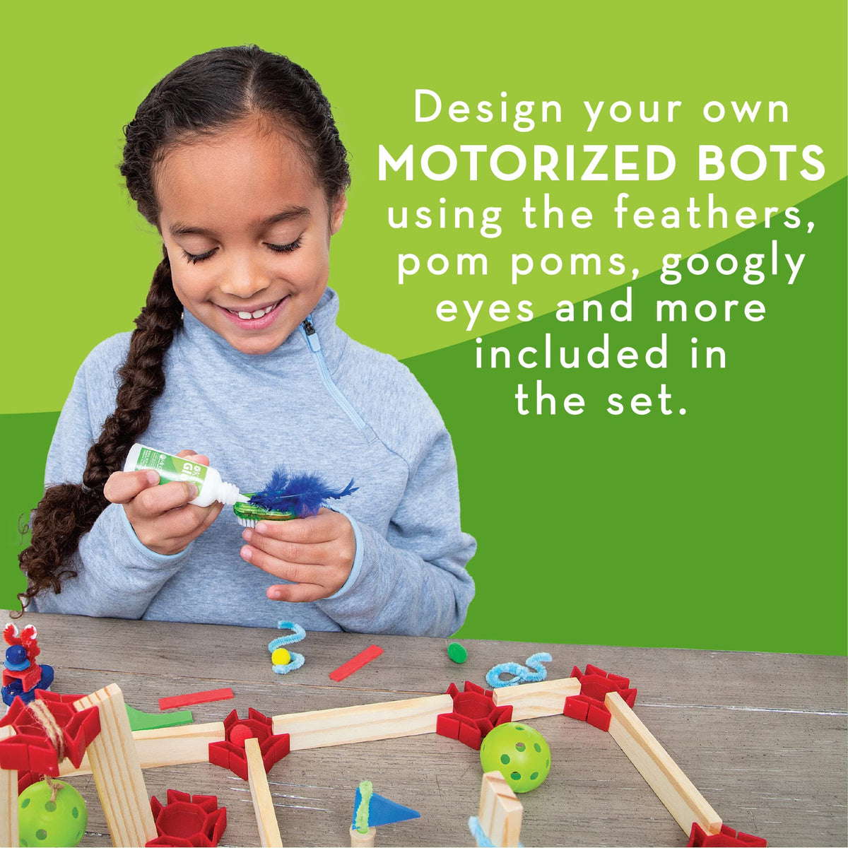 MindWare KEVA Bot Maze STEM Building Toy