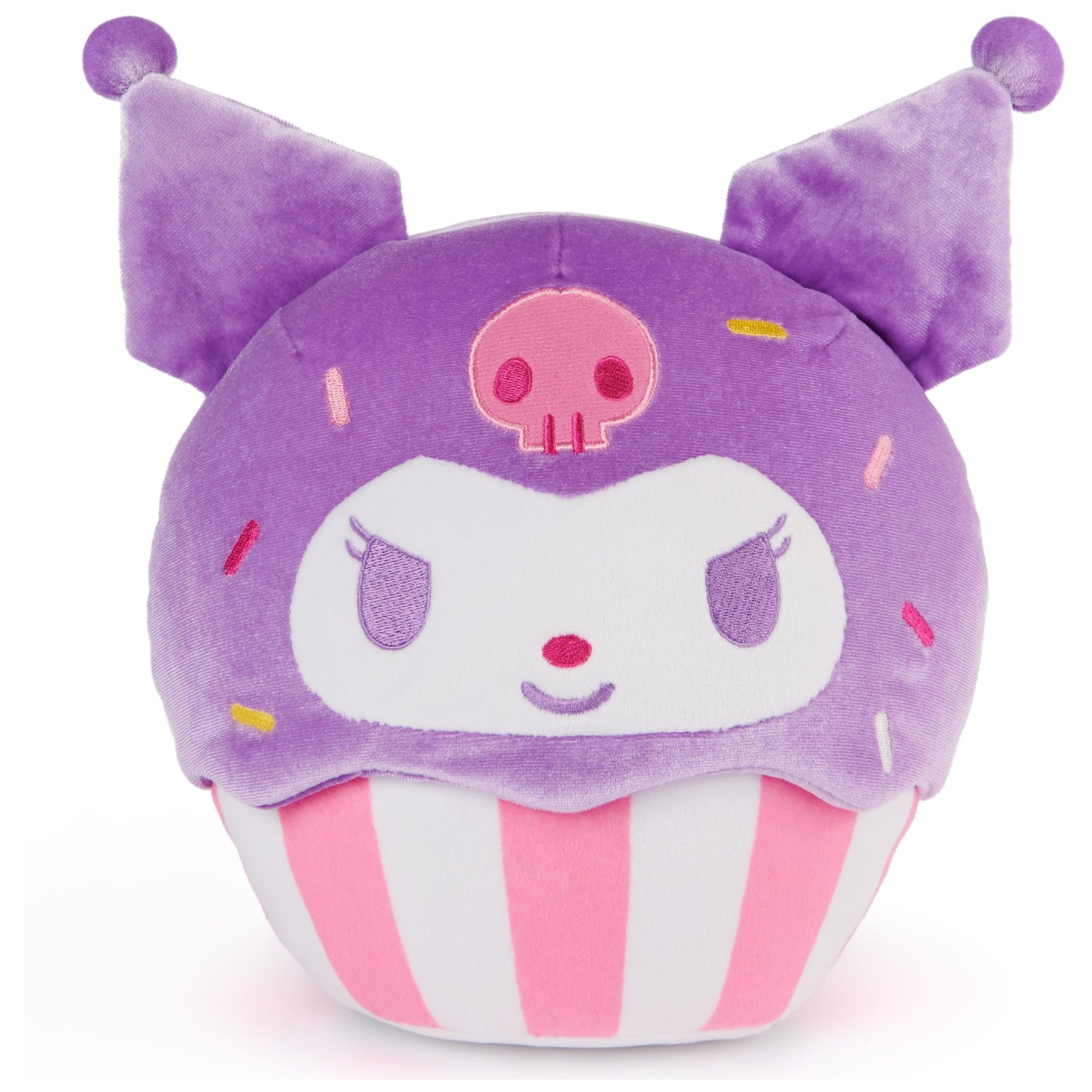 GUND Sanrio Kuromi Cupcake 8-Inch Dessert Plush Toy for Ages 1+