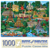 Bits and Pieces 1000 Piece Puzzles for Adults - Paris City View - Large 20" x 27" Jigsaw Puzzles 1000 Pieces Eiffel Tower, No 2 Pieces Alike