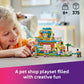 LEGO Friends Pet Accessories Shop Pretend Play Set - Building Toy for Kids, Girls and Boys, Ages 6+ - with 3 Minidolls, Toy Dog, Cat, & Rabbit - Gift