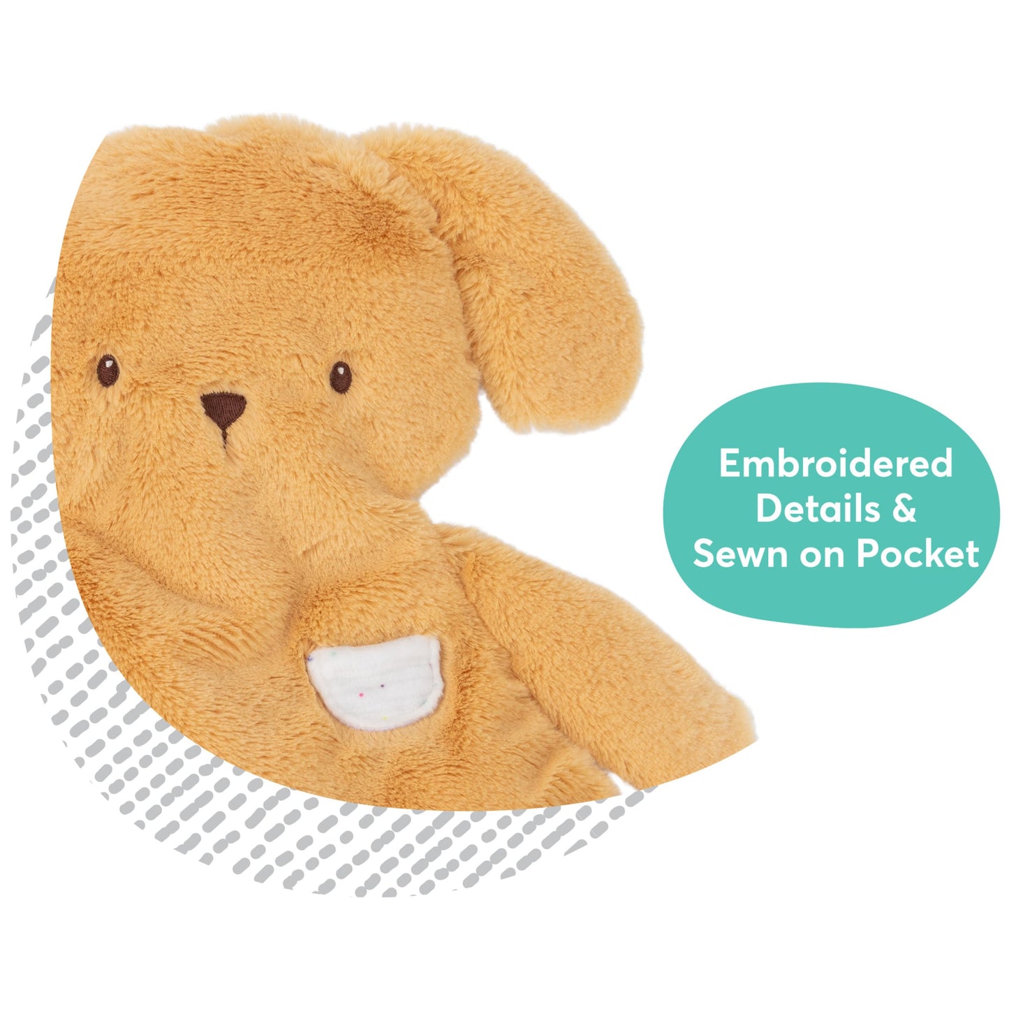 GUND Baby Oh So Snuggly Puppy Lovey, Premium Soft Plush Blanket for Babies and Newborns, Butterscotch Yellow
