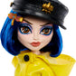 Monster High Skullector Doll, Coraline Collectible in Yellow Raincoat with Dress and Accessories Like Rag Doll, Cat Figure, and Doll Stand