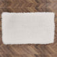 Miniature Square White Rug, Soft Carpet Decor for 1/12 Scale Dollhouses, Lightweight and Decorative Accessory for Doll House Interiors
