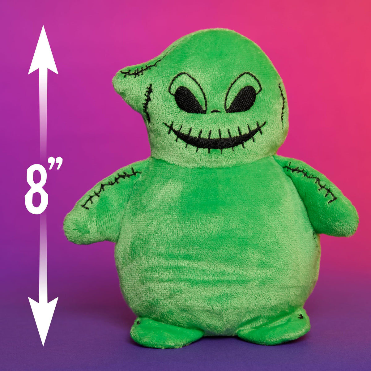 Disney Tim Burton's The Nightmare Before Christmas Small 8.5-inch Plush Oogie Boogie Stuffed Animal, Soft Material, Kids Toys for Ages 3 Up by Just