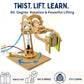 PATHFINDERS STEM Kit - Hydraulic Robotic Arm | Wooden Building Kit for Kids Ages 8-12 | Mechanical Engineering Toy | Hands-On STEM Project for Boys