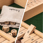 Lingle 11.8 Inch Shut The Box Dice Game, 2-4 Player Wooden Board Table Math Games, Classic Shut The Box Board Game