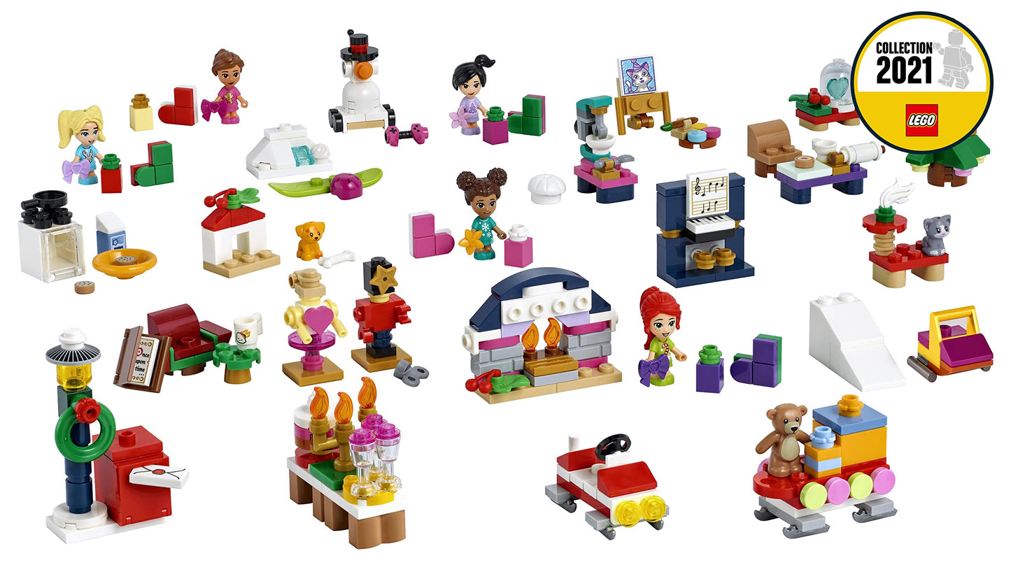 LEGO® Friends Advent Calendar 41690 Building Kit;Christmas Countdown for Creative Kids