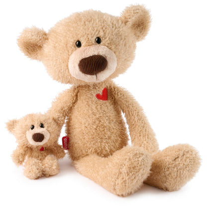 GUND Near or Far Bears, 16-Inch Voice Memo Bear & Keychain Bear Set Ages 1+