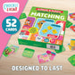 Chuckle & Roar Animals & Babies Memory Game - 52 Tiles, Bilingual, Ages 3+ - Parent & Baby Animal Matching - Preschool Games for Focus - Travel Toys