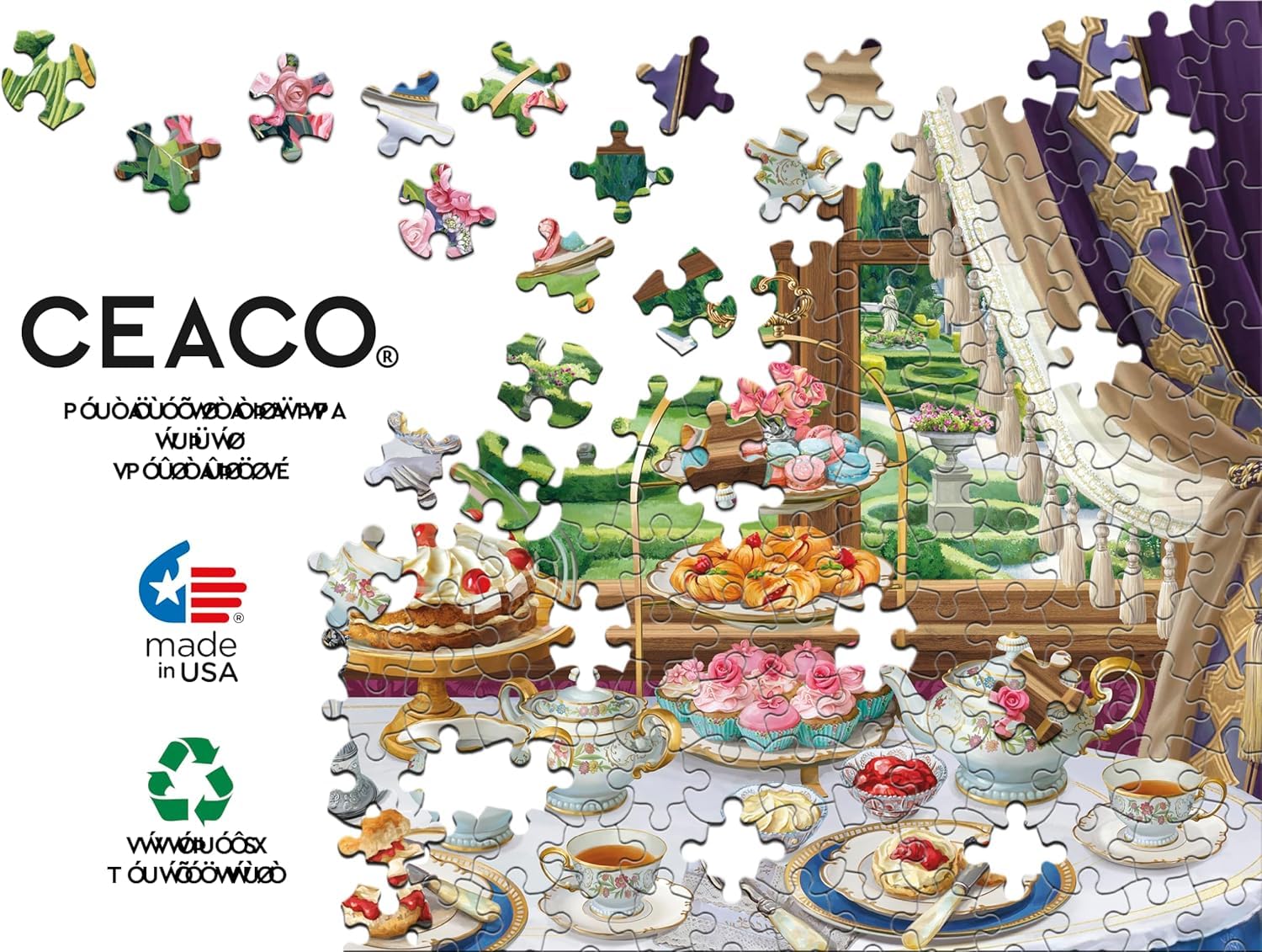 Ceaco - English Breakfast - 1000 Large Piece Jigsaw Puzzle for Adults
