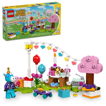 LEGO Animal Crossing Julian’s Birthday Party Video Game Toy for Kids, Animal Crossing Toy from The Video Game Series with Horse Minifigure, Birthday