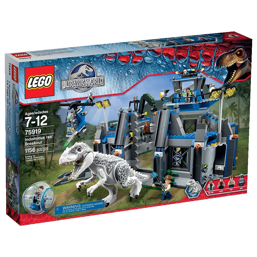 LEGO Jurassic World Indominus Rex Breakout 75919 Building Kit