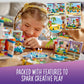 LEGO Friends Vacation Beach House 41709 Building Kit; Gift for Kids Aged 7+; Includes a Mia Mini-Doll, Plus 3 More Characters and 2 Animal Figures to